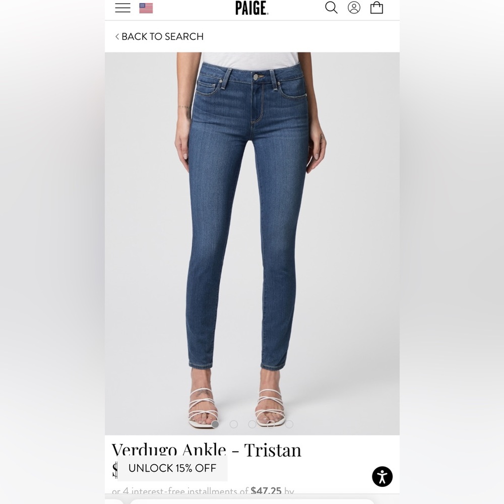 Verdugo Ankle skinny jeans-Tristan wash